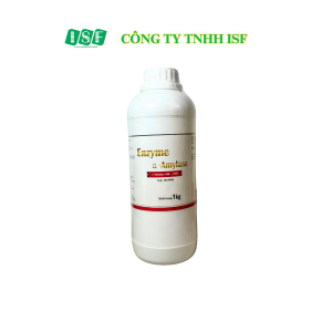 Enzyme dịch hóa  Alpha Amylase AHA 100T Dùng thủy phân tinh bột thành đường.