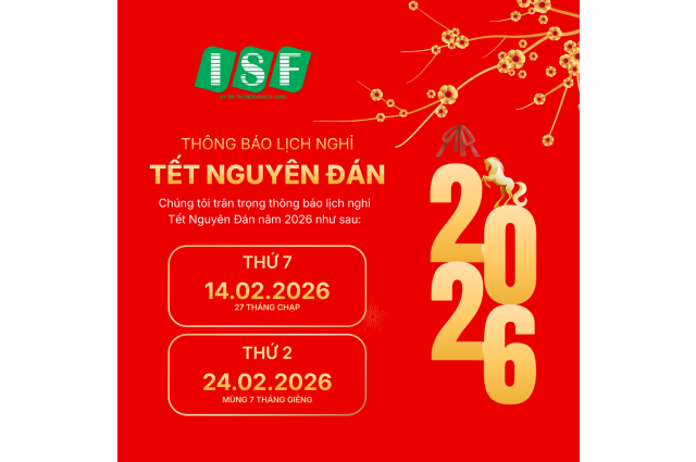 LỊCH NGHỈ TẾT NGUYÊN ĐÁN 2026