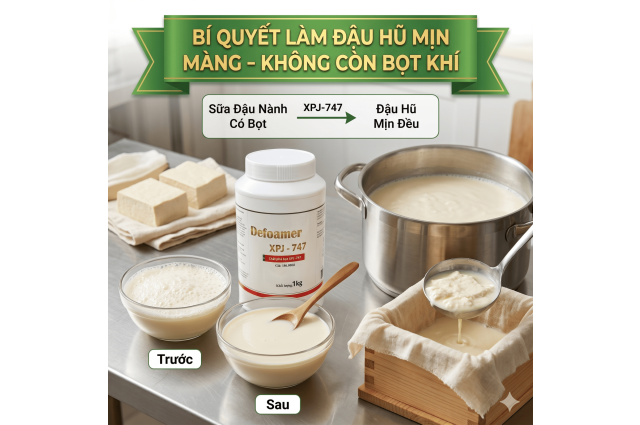 Bí quyết làm đậu hũ mịn màng không còn bọt khí